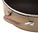 Anolon Advanced Hard Anodized Nonstick Saute Pan / Frying Pan / Fry Pan - 5.5 Quart, Brown