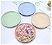 choary Lightweight &Unbreakable Wheat Straw Plates 7.87”4 Pack, Non-Toxin Healthy Eco-Friendly Degradable Dishes, BPA free plates,Dishwasher Microwave Safe Plates,Reusable Plate for Fruit Snack.