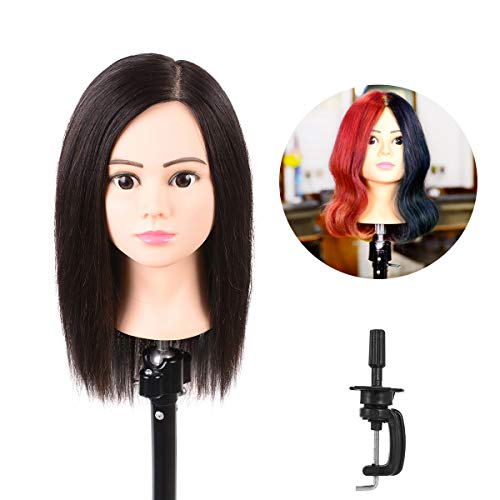 Natural Secret 100 Human Hair Mannequin Manikin Head Human