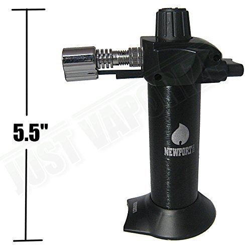 Newport Zero 5.5" Butane Torch Lighter - Black by Newport