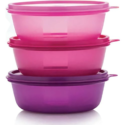 Tupperware Pink, Purple Leftover Bowl Set Storage Food Containers