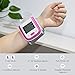 Wrist Blood Pressure Monitor Full Automatic Digital Blood Pressure Cuff Wrist BP Cuff with Pulse Rate Large Screen Display Alarm Function 2 User Modes (2 x 99Memory) Yonker YK-BPW1 - Pink