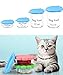 Vcalabashor Can Covers for Dogs and Cats, Soft Safe Silicone Can Lids, 3 Pack (Pink/Green/Blue)