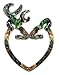 Camo Mossy Oak Buck and Doe Deer Heart sticker decal 4