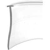 Prime-Line Shower Door Bottom Sweep/Seal - Gray Vinyl, 36" Long, Cuts To Fit