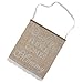 WINOMO Daddy Here Comes Mommy Burlap Banner Rustic Country Wedding Hanging Sign
