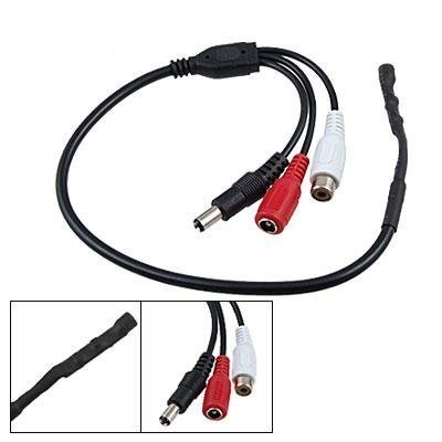 Click Here to See More Images Amview Hidden Audio Spy Mini Microphone RCA Output for CCTV Security Camera recording