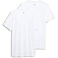 Jockey Men's Undershirt Made in America 100% Cotton Crew Neck T-Shirt - 2 Pack