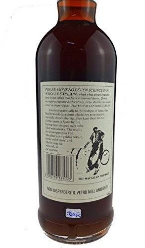 Rarität: The Macallan Whisky 0,7l Jahrgang 1971-18 Jahre alt - abgefüllt 1989 – Bild 5