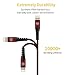 [Apple MFi Certified] SYNLOGIC USB Lightning Cable - Durable Braided Fast Charging & Data Transfer Cable 4 feet for iPhone XS/Xr/X/8/7/6/5/ iPad Pro/Air/Mini (Red)