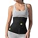 HOT SHAPERS Hot Belt Waist Cincher with Waist Trainer – Sweat Belt Band Corset – Stomach Girdle Wrap and Shaper for Women's Workout Sessions, Weight Loss and Slimming Goals (Black, M)