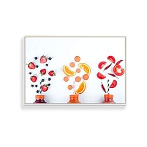 Framed Canvas Wall Art for Living Room, Bedroom Fruits Canvas Prints for Home Decoration Ready to Hanging - 16x24 inches