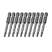 uxcell 10 Pcs 50mm Length T15 Head Magnetic 3.26mm Security Torx Screwdriver Bits (Pack of 10)
