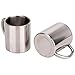 Bekith Kids Water Mugs Stainless Steel Drinking Cups Double Wall Food Grade Durable Safe - Set of 2