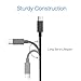 Marvotek USB Charger Cable 4' for Samsung Galaxy Note 8/S8/S8 Plus/LG G6/G5/V30/V20, Google Pixel/Nintendo Switch/Macbook Black - 3 Piece