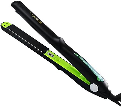 360 Degrees Cord Swivels Professional Titanium Flat Iron Salon Collection Flat Iron With Adjustable Temperature Up To 160F/220F,1-Inch, Green