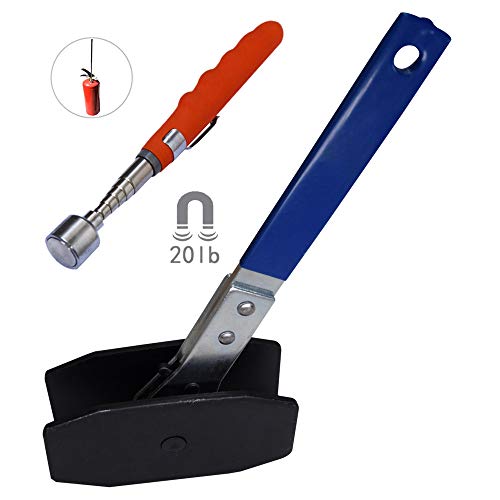 HARDK Brake Caliper Press and Telescoping Magnetic Pick Up Tool 20 lb Set, Car Brake Caliper Ratcheting Piston Spreader Press Tool, Wrench Spreader Tools, 360 Degree Ratchet Swing - Thumbnail 5