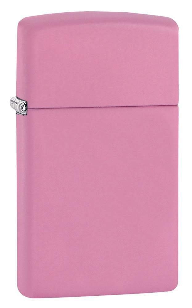 Zippo 1638 New Windproof Lighter - Pink Matte Slim — image 1