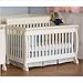 Bundle-10 Kalani 4-in-1 Convertible Crib with Toddler Rail in White (2 Pieces)