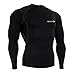 BALEAF Men's Cool Dry Skin Fit Long Sleeve Compression Shirt Black Size XXL