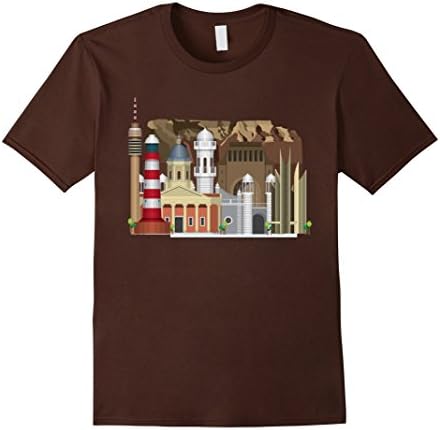 Men's African Tourist T-Shirt XL Brown