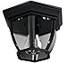 Kenroy Home 16277BL Dural Flushs, Medium, Black