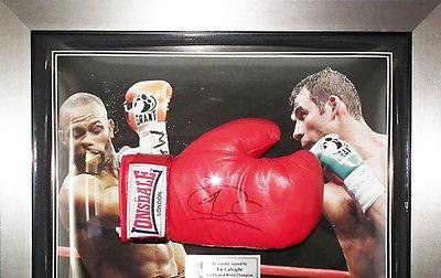 Hand Signed Joe Calzaghe Lonsdale Boxing Framed Glove - Undefeated Display + COA - Autographed Boxing Equipment