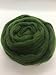 Spruce Green Wool Top Roving Fiber Spinning, Felting Crafts USA (1oz)