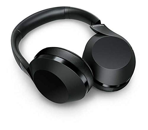 Philips PH802 Wireless Bluetooth Over-Ear Headphones Noise Isolation Stereo with Hi-Res Audio, up to 30 Hours Playtime with Rapid Charge (TAPH802BK)