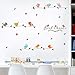 Amaonm Creative Removable Birds Wall Decals DIY Tree Branches Wall Stickers Murals Saying Bird's House Peel Stick Art Decor for Nursery Girls Bedroom Kids Room Bathroom Living Room Decoration