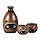Amazon.com | 3-Piece Tanuki Raccoon Sake Set: Sake Sets
