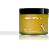 Ambiance by Talata Whipped Salt Scrub – Exfoliating Body Scrub with Himalayan Salt, Shea Butter & Aloe – Smooths, Softens & Hydrates Skin – 10 Fl Oz (BE ZEN | Matcha Tea & Benzoin Resin)