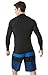TSLA Men's UPF 50+ Long Sleeve Rash Guard, UV/SPF Quick Dry Swim Shirt, Water Surf Swimming Shirts, Vibrant Guard Black, Large