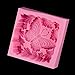 BAKER DEPOT Butterfly Soft Silicone Mold for Soap Handmade Soap Molds Fondant Mold