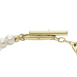 Fossil Women's Heritage Pearl D-Link Stainless