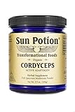 Cordyceps Mushroom Powder 100g by Sun Potion - Certified Organic Extract - Superfood Supplement, Adaptogen, Immune Booster, Recovery, Energy Support
