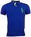 Polo Ralph Lauren Mens Custom Fit Big Pony Mesh Polo Shirt - M - Blue