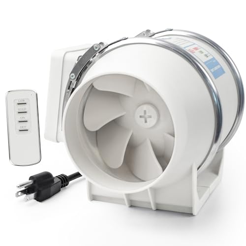 Voltset VS-100-4IN-RC Inline Duct Fan