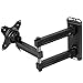 Cheetah TV Monitor Wall Mount for 12-49 Inch TVs up to 40lbs VESA 100x100mm, with 10ft HDMI Cable, TouchAdjust- Simply Grab, Adjust, Release Full Motion Swivel Tilt Bracket, Low Profile & Extends 15