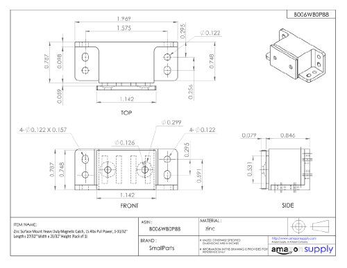 1 Surface+Magnetic+15+4lbs+Length+Height
