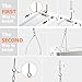 4FT Linkable LED Shop Light for Garages, 42W 4800LM 5000K Daylight White, LED Ceiling Light with Pull Chain (ON/Off), Linear Worklight Fixture with Plug,1 Pack