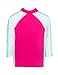 SunBusters Girls L/S Rash Guard(UPF 50+), Poppy, 11/12 yrs