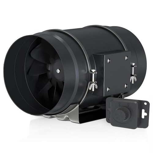Toolazy 8-Inch Inline Duct Fan