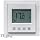 Halmburger RTR-6210sg Room Thermostat With Busch Jäger Future Linear 1-Way Frame 1721-184K In Studio White With Cover 62 X 62 Mm, Contact Design Opener For Underfloor Heating Actuators 230 V (NC