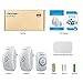 Wireless Doorbell, TeckNet Remote Wireless Door Bell Kit with LED Light, 2 Plug in Receivers and 1 Weatherproof Push Button, Operating at Over 820-feet Range with 32 Chimes (White)