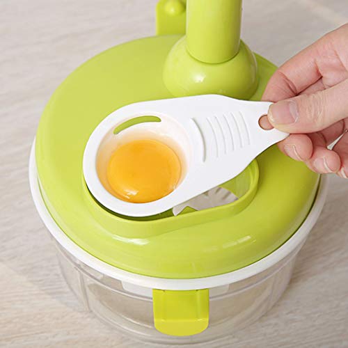 Manual Food Chopper For Vegetable Fruits Nuts Onions Chopper Hand Pull Mincer Blender Mixer Food processor by Puyujin (Green)