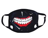 MagicFour Face Mouth Mask Teeth Unisex Anti Dust/Sand Proof Outdoor Anti-Fog Accessories, Black