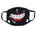 MagicFour Face Mouth Mask Teeth Unisex Anti Dust/Sand Proof Outdoor Anti-Fog Accessories, Black