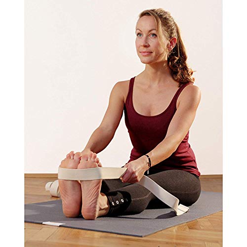 image for Lotuscrafts Yoga Strap for Stretching and Excercise - 100% Organic Cot