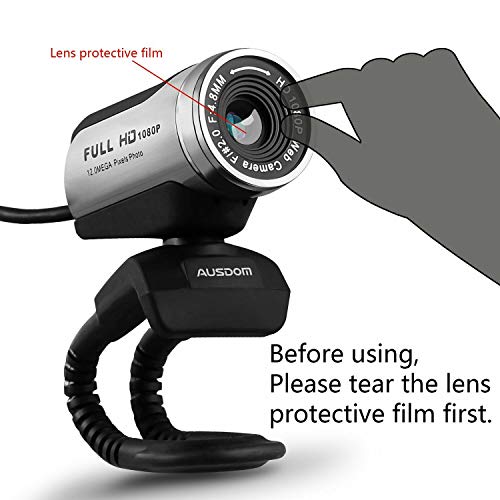 AUSDOM-HD-Webcam-1080P-with-Microphone-USB-Desktop-Laptop-Web-Camera-120MP-Auto-Exposure-Digital-Zoom-Pro-Streaming-Computer-Camera-for-LaptopDesktopSkypeFaceTimeYouTubeYahoo-Messenger